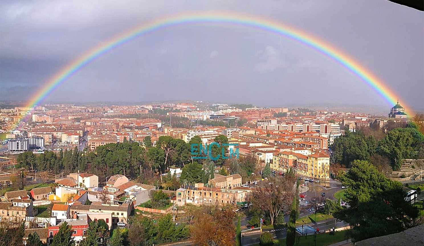 Realmente espectacular la fotos de Rebeca Arango hecha en la mañana del sábado 21 de diciembre en Toledo.