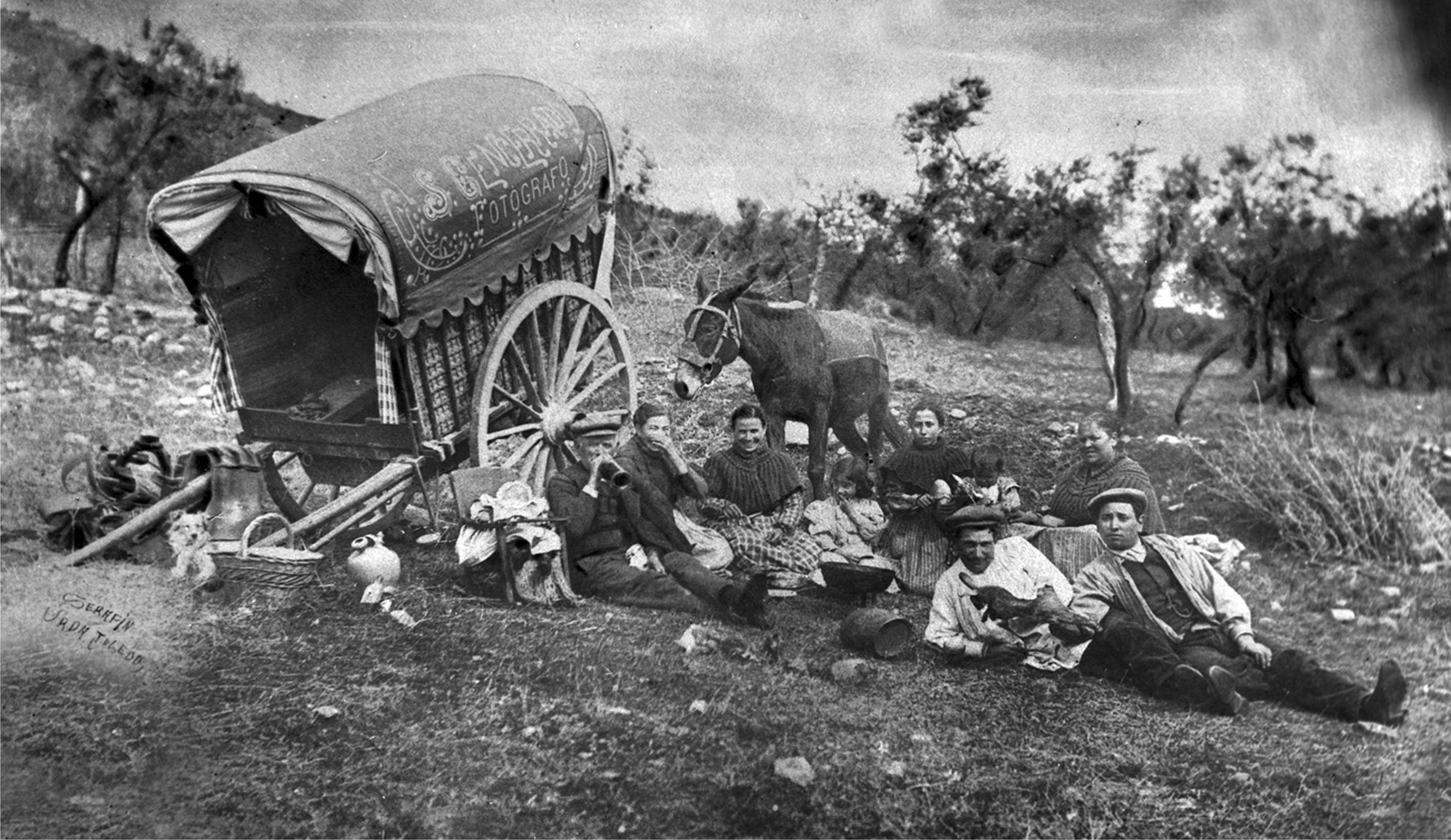 Fotografía antigua de La Puebla de Almoradiel.