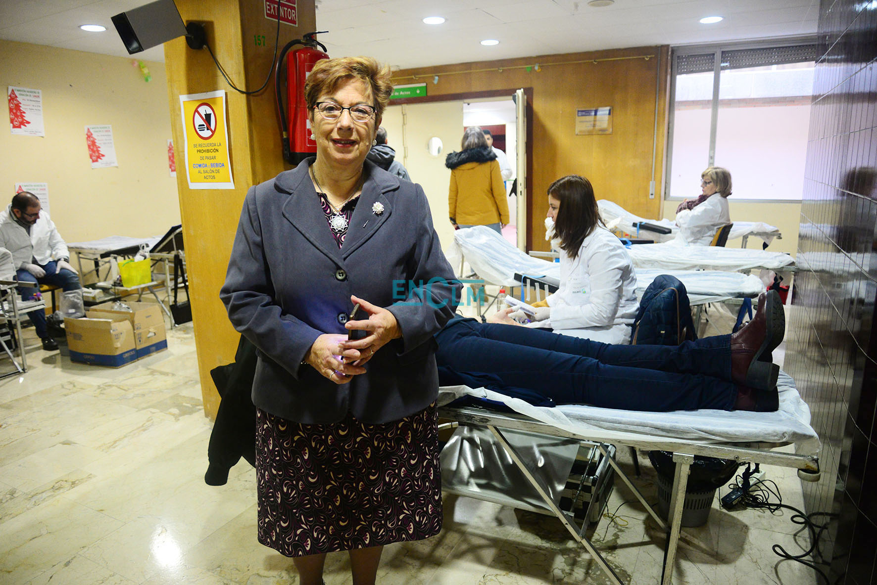 Begoña García, presidente de la Hermandad de Donantes de Sangre de Toledo.