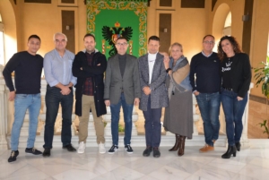 Los firmantes del acuerdo de las condiciones laborales en la Diputación de Toledo
