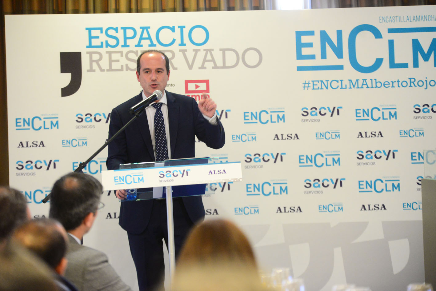 El alcalde de Guadalajara, Alberto Rojo, en el "Espacio Reservado" de encastillalamancha.es.