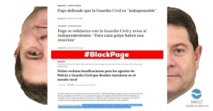 Una de las imágenes que ha difundido el PP de CLM bajo el hashtag #BlackPage.