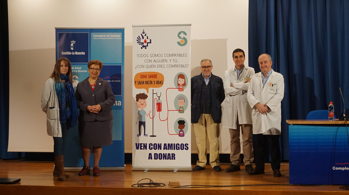 Presentación de la VI edición del Maratón de Donación de Sangre del Hospital de Toledo.