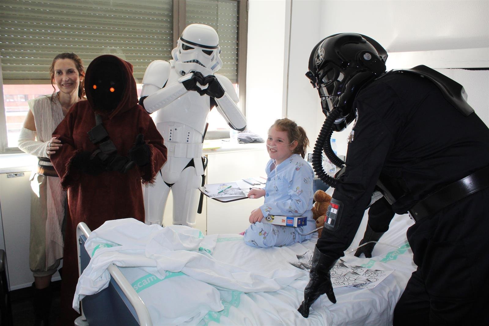 Una inesperada visita en el Hospital de Guadalajara.