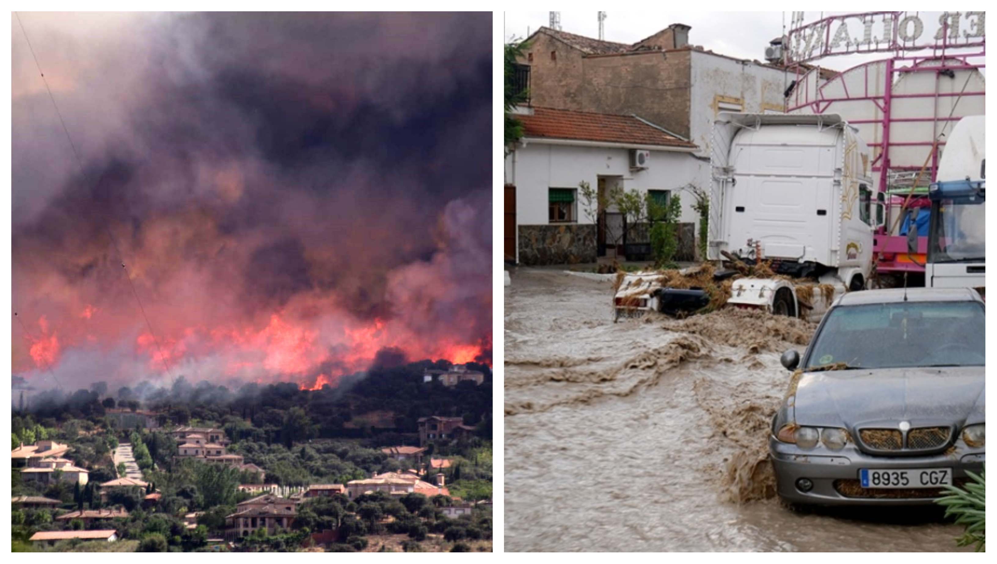 Los incendios forestales y las inundaciones fueron protagonistas negativos del 2019 en CLM.