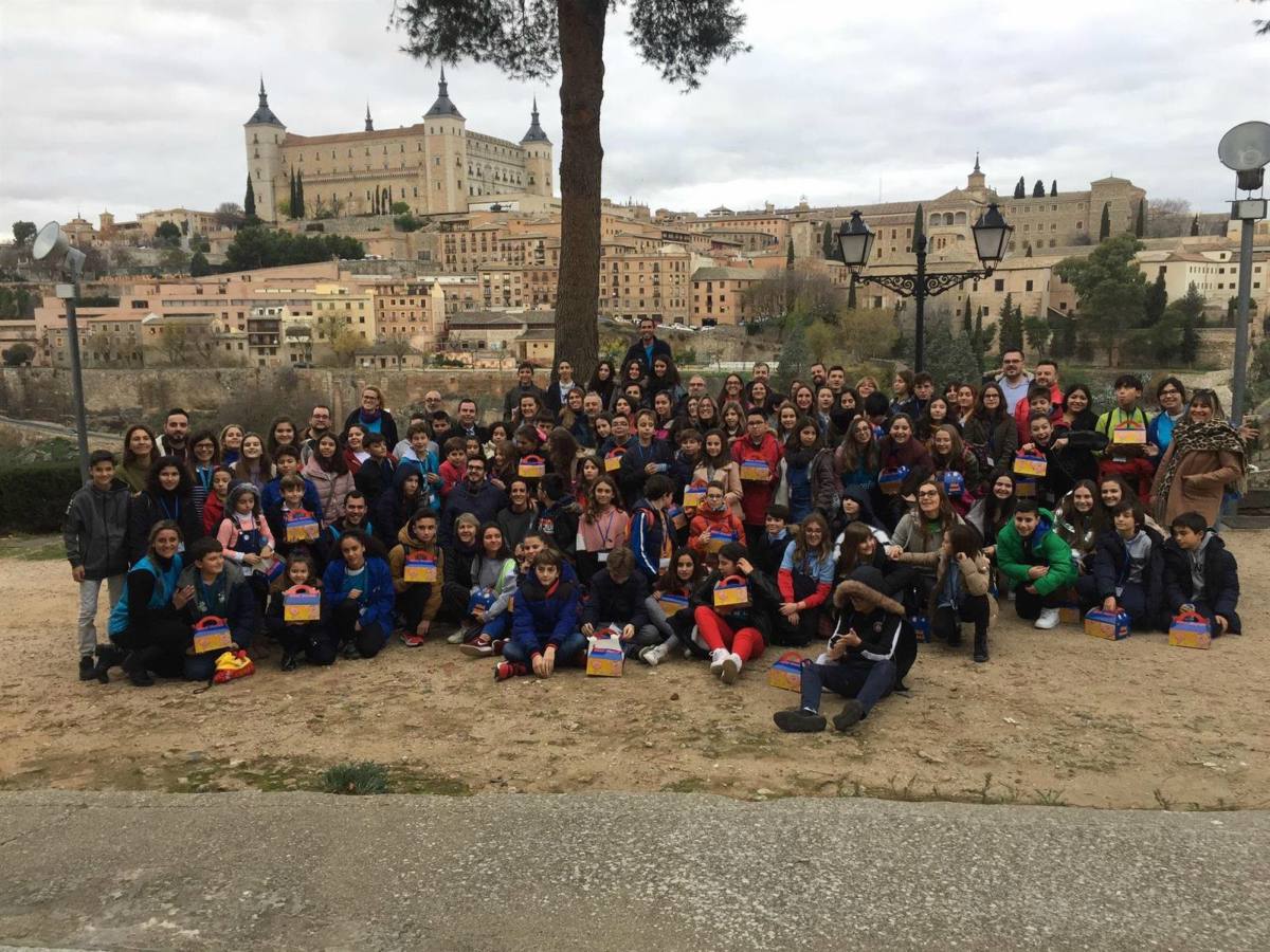 Participantes en el I Encuentro de Consejos de Participación Infantil y Adolescente de CLM.