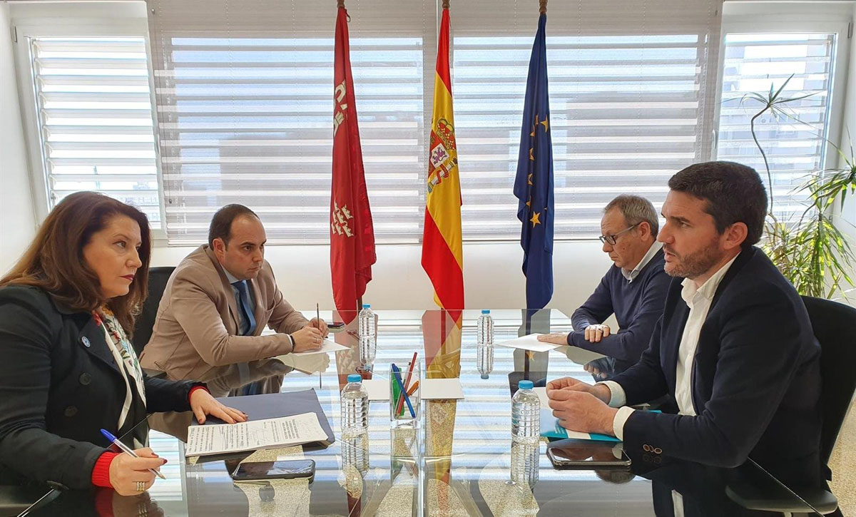 Reunión entre los consejeros de Agricultura de Murcia y Andalucía.