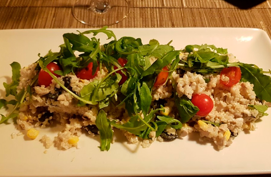 ensalada, gastronomía, restauración, restaurante, comida