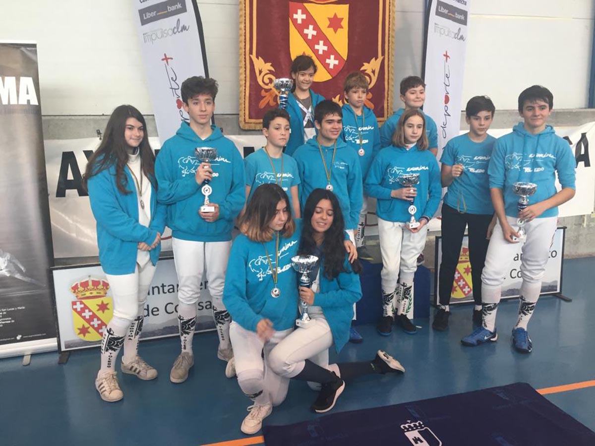 El Club de Esgrima Toledo brilló en el primer Regional de Ránking de Menores