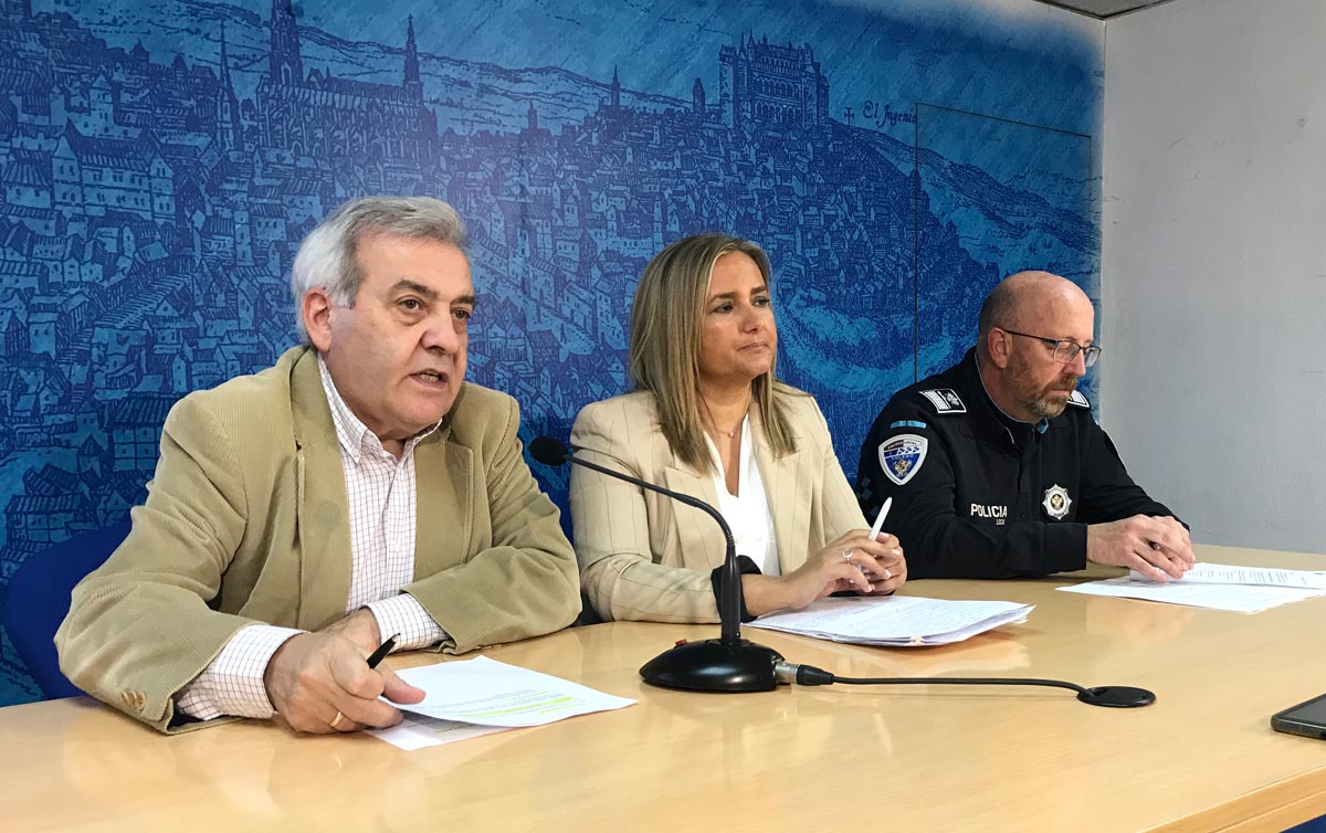 Rueda de prensa pata dar a conocer los cortes de tráfico con motivo de "Toledo tiene estrella"