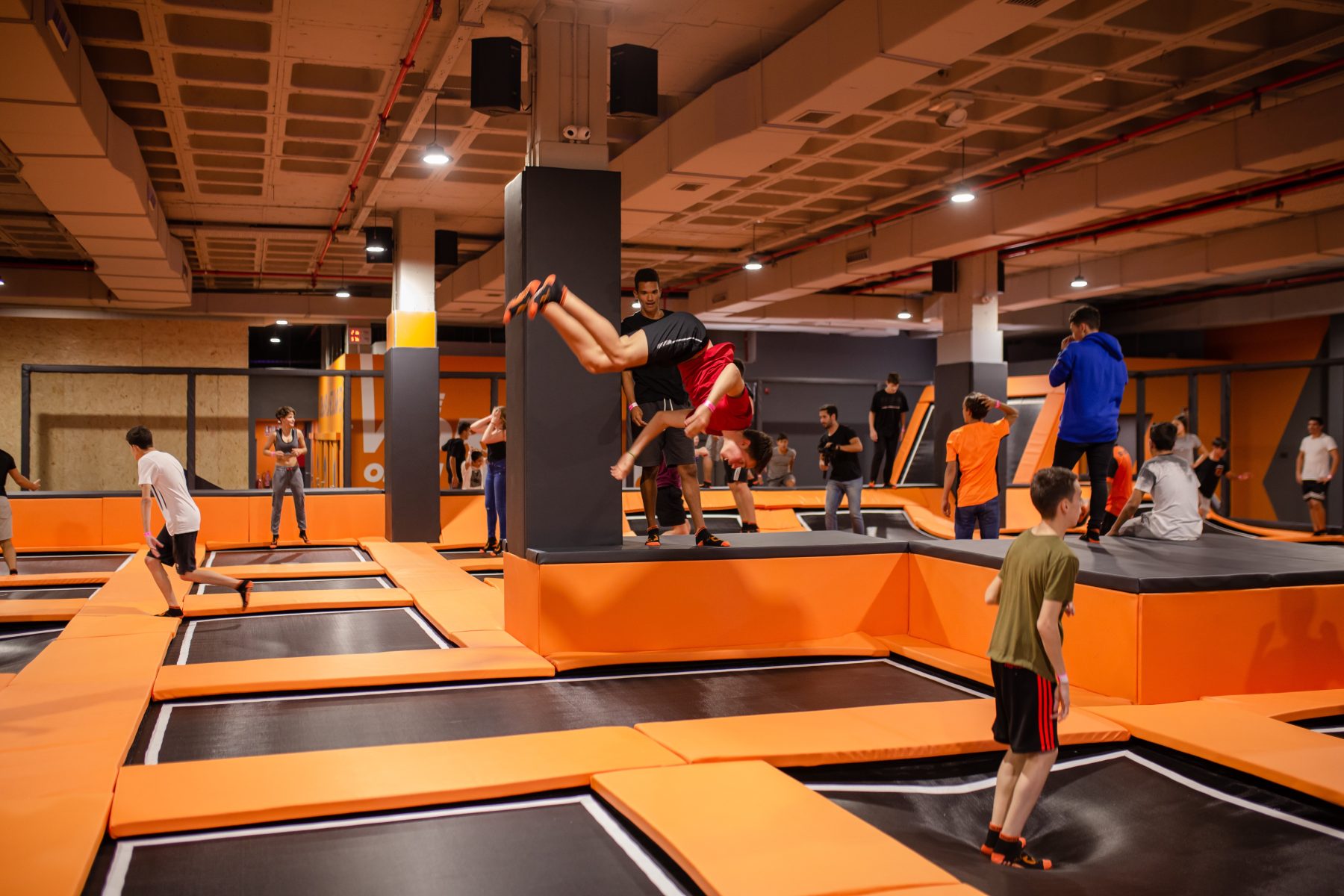 Imagen de uno de los "Trampoline Park" de Urban Planet.