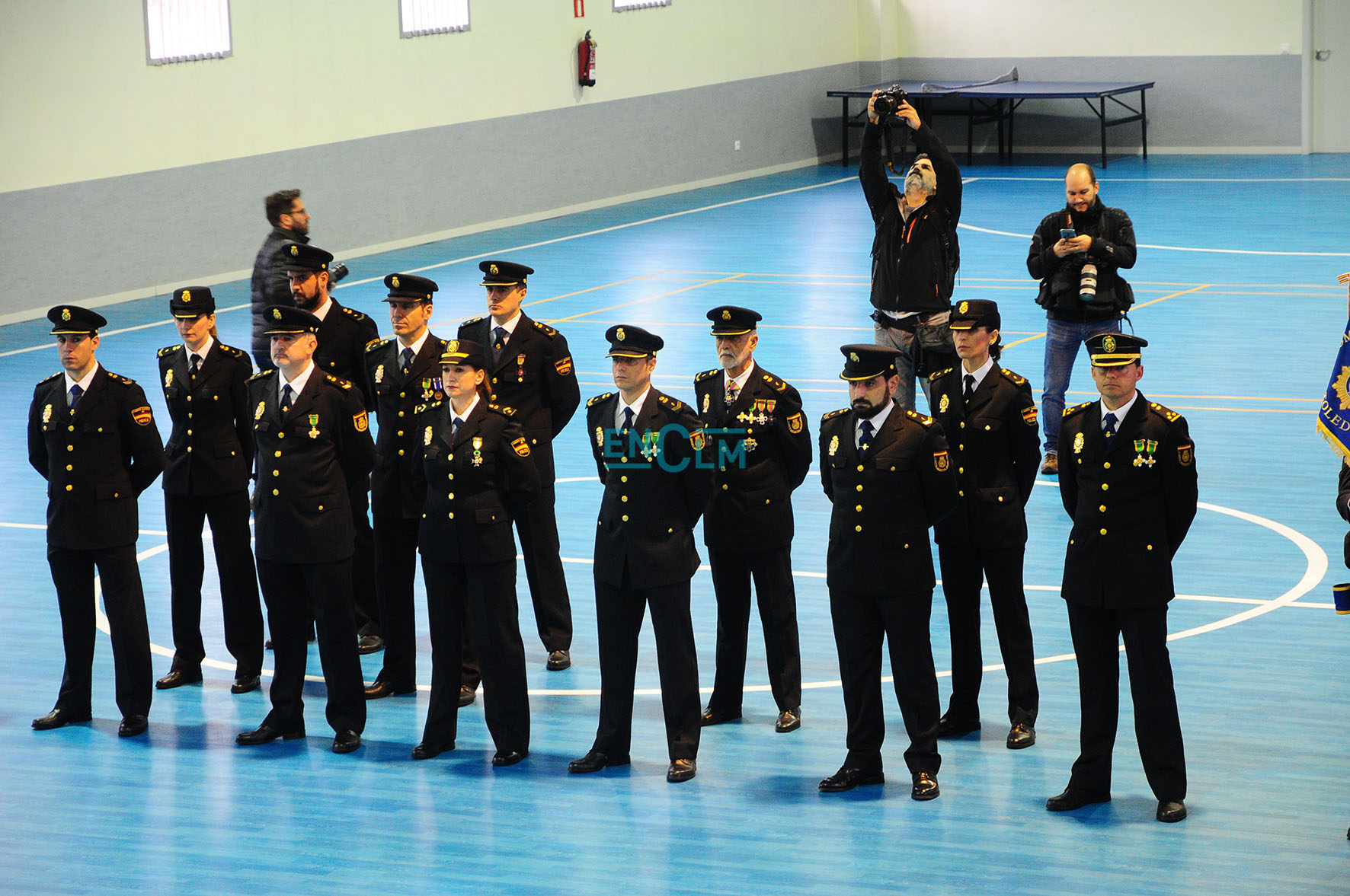 En la imagen, un momento del acto del pasado año en la Jefatura Superior de Policía de Castilla-La Mancha.