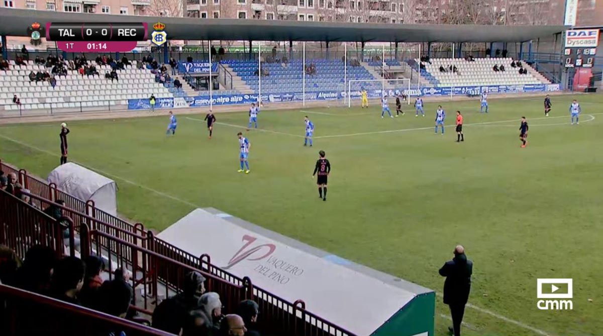 El Talavera, uno de los tres equipos regionales de 2ªB que se ha acogido a un ERTE