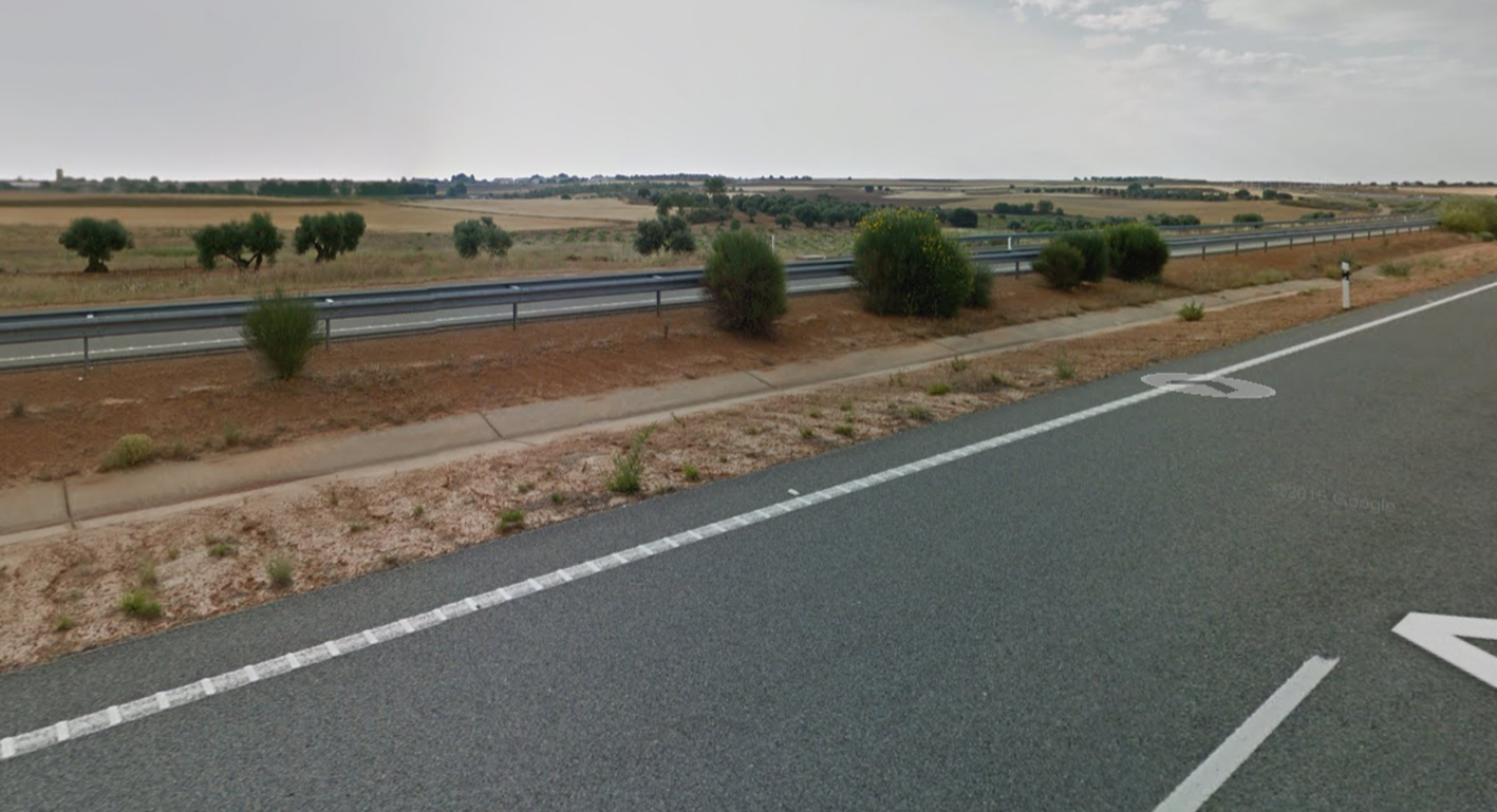 La salida de vía del turismo ha ocurrido en la AP-36, en el término municipal de Villatobas.