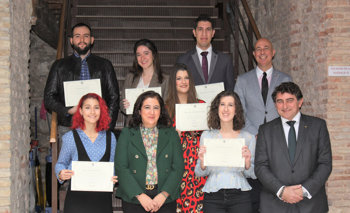 Entrega de los mejores trabajos fin de grado por la Cátedra Fundación Eurocaja Rural-UCLM.