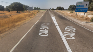 La colisión por alcance entre los dos vehículos se ha producido en la CM-5001, en el término municipal de Pepino.