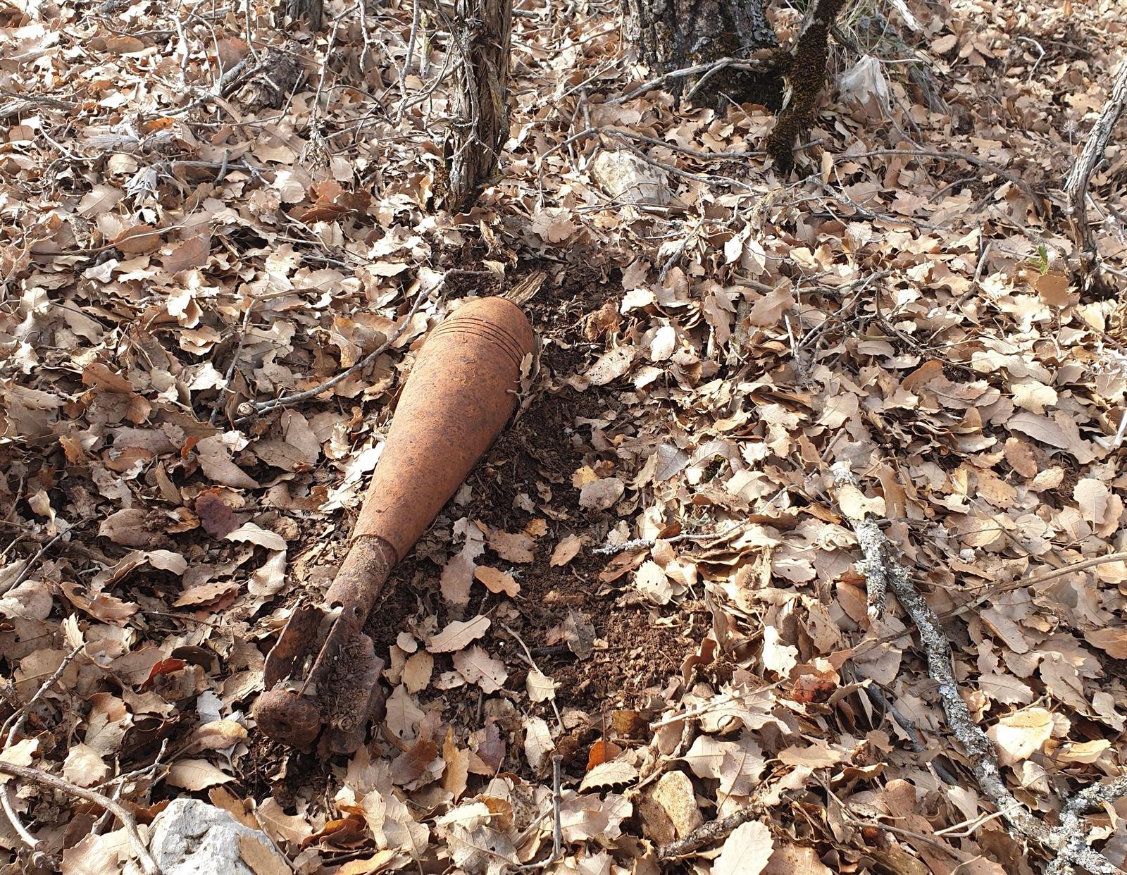 Guerra Civil Este es el proyectil que encontró el cazador en Yela.