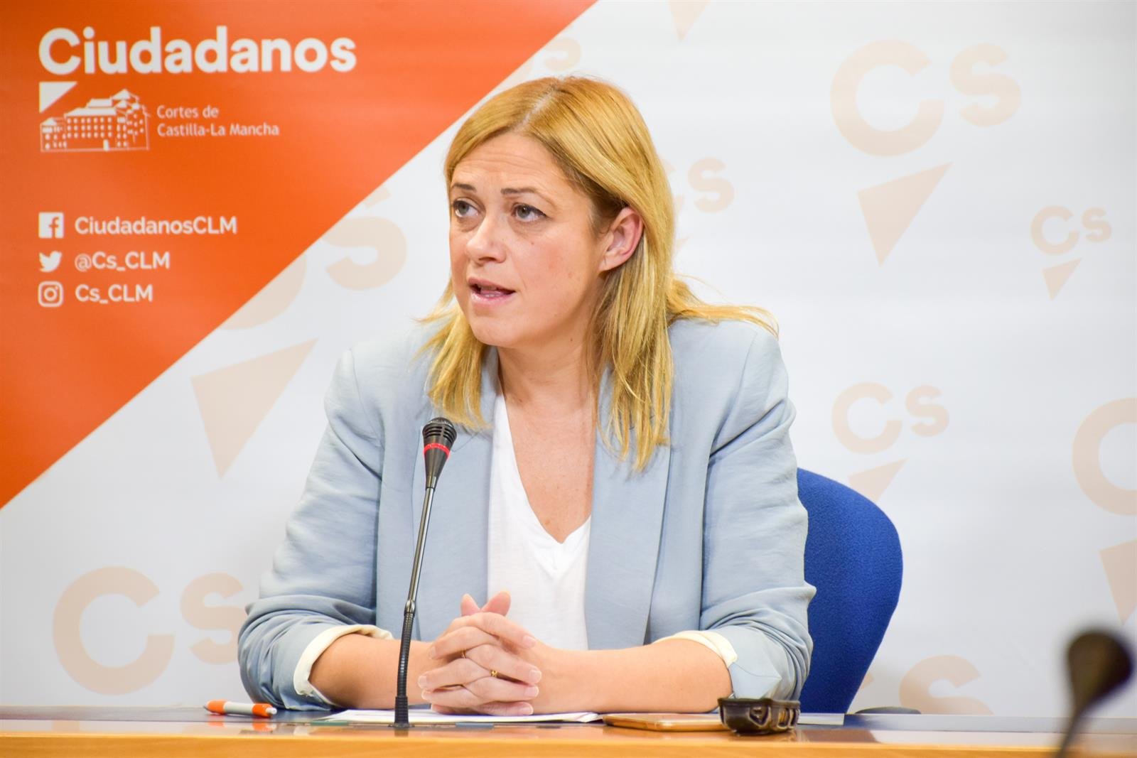 Carmen Picazo, portavoz de Ciudadanos, en una foto de archivo