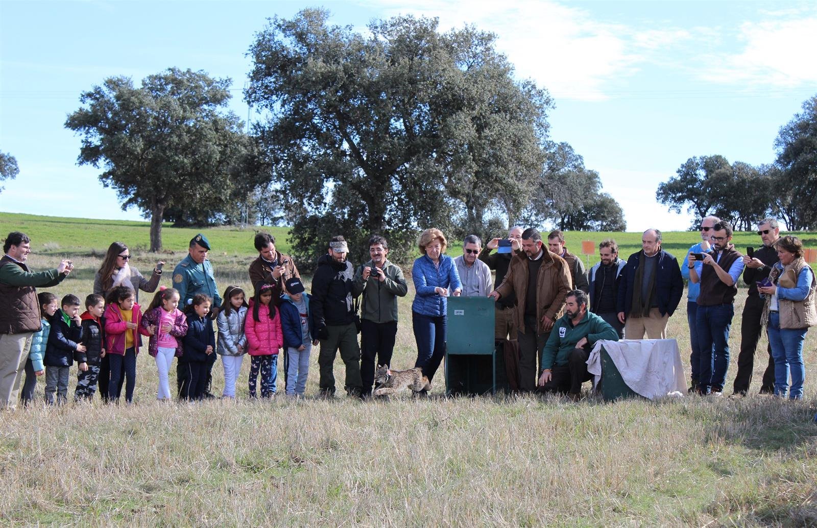 Quinola y Quintal emprenden su aventura en un área de reintroducción de Sierra Morena Oriental.