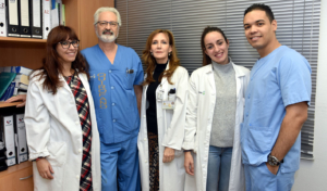 Miembros de la sección de Coloproctología del hospital Nuestra Señora del Prado, en Talavera.