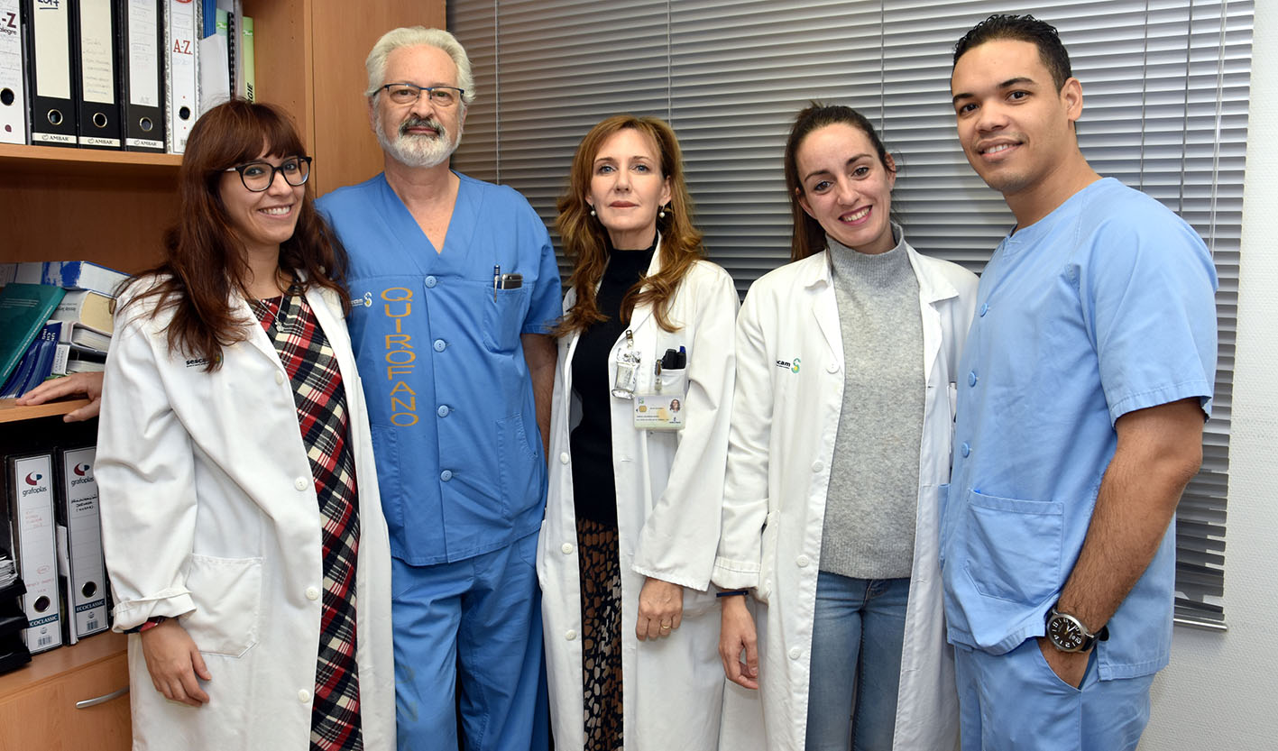 Miembros de la sección de Coloproctología del hospital Nuestra Señora del Prado, en Talavera.