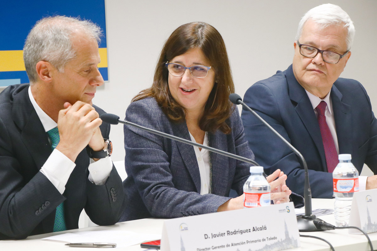 Presentación del nuevo gerente de la Gerencia de Atención Primaria de Toledo, Javier Rodríguez Alcalá.