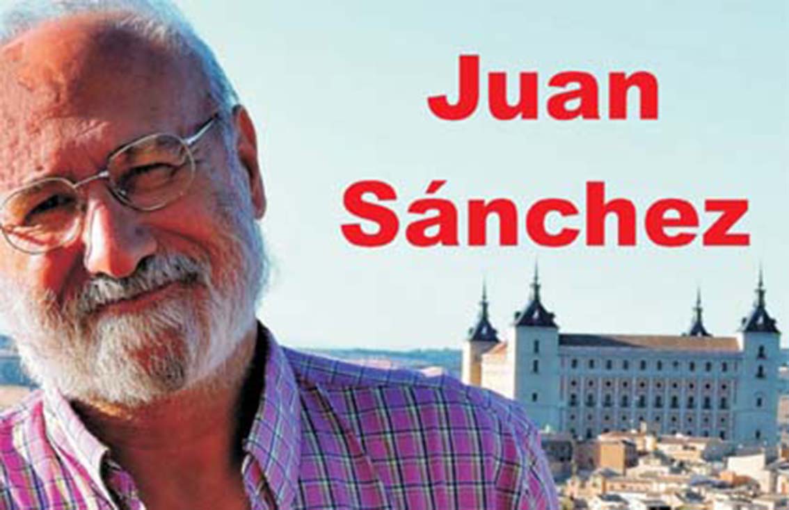 Parte de la portada del libro póstumo de Juan Sánchez, "Toledo en el corazón".