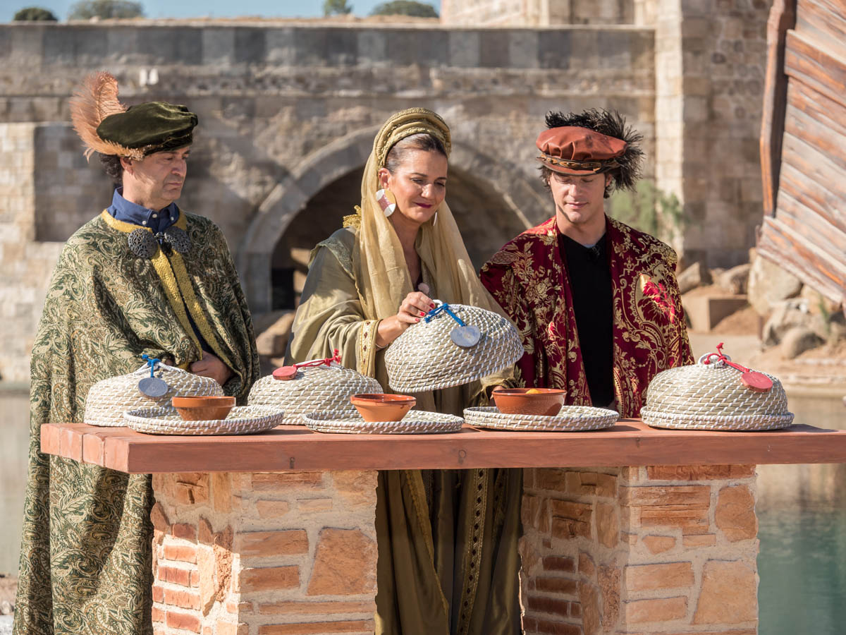 Imagen de la grabación de MasterChef Junior en Puy du Fou.