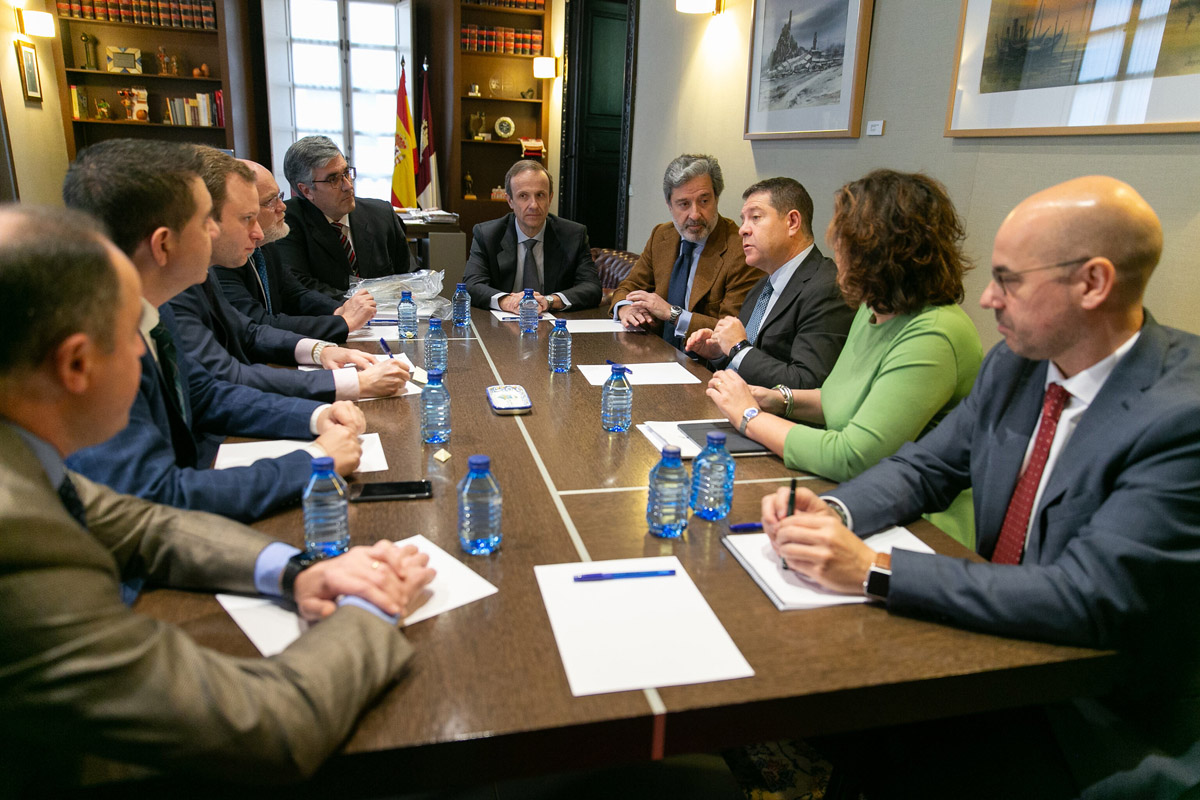 Page hoy también ha estado en Albacete, donde se ha reunido con la empresa "Repetco".