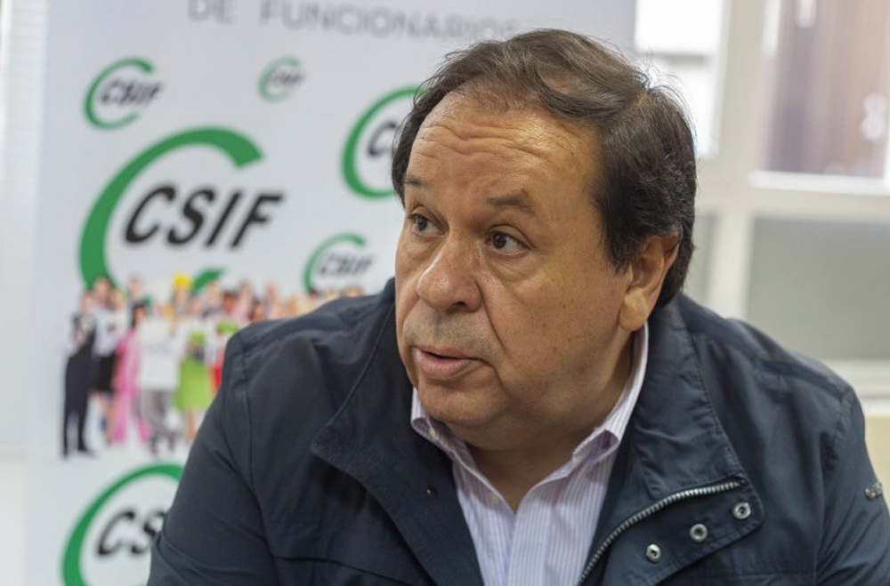 Julio Retamosa, presidente de CSIF Castilla-La Mancha.