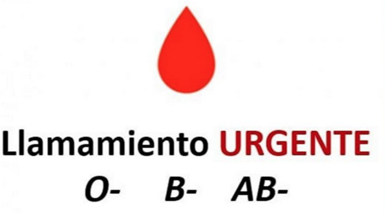 Hace falta sangre de estos tres grupos. ¿Te animas a ayudar?