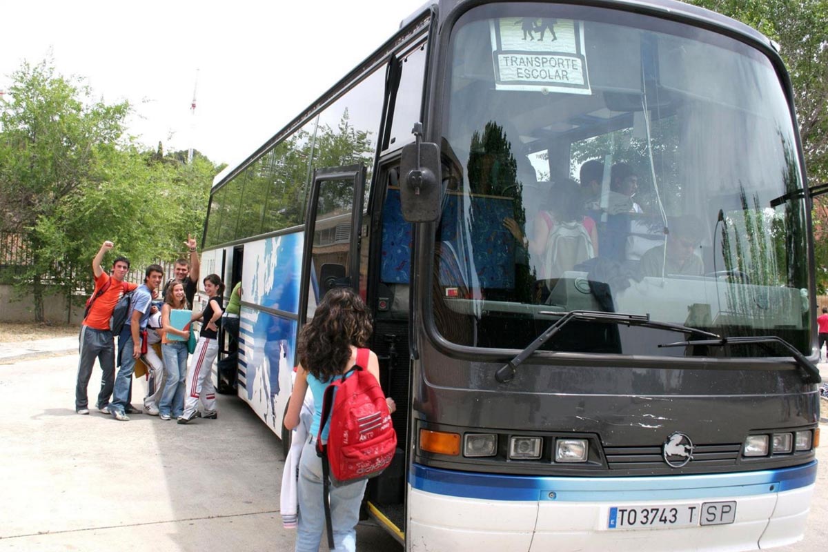 Ayudas al transporte escolar en CLM