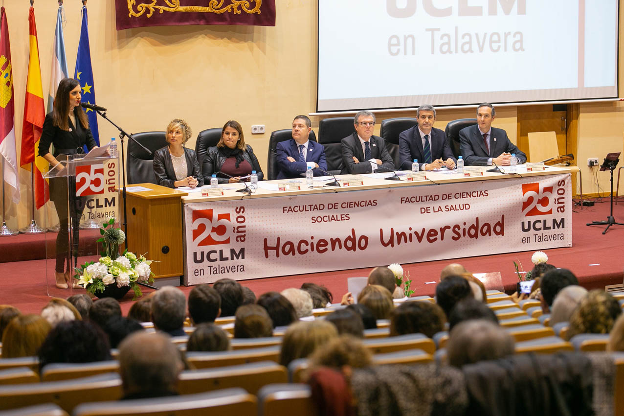 Acto por el 25 aniversario de la UCLM en Talavera.