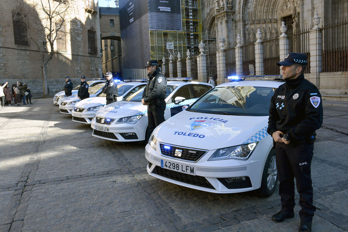 La Policía Local de Toledo cuenta con cinco coches nuevos