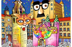 Toni Reollo ilustra el Carnaval de Toledo.
