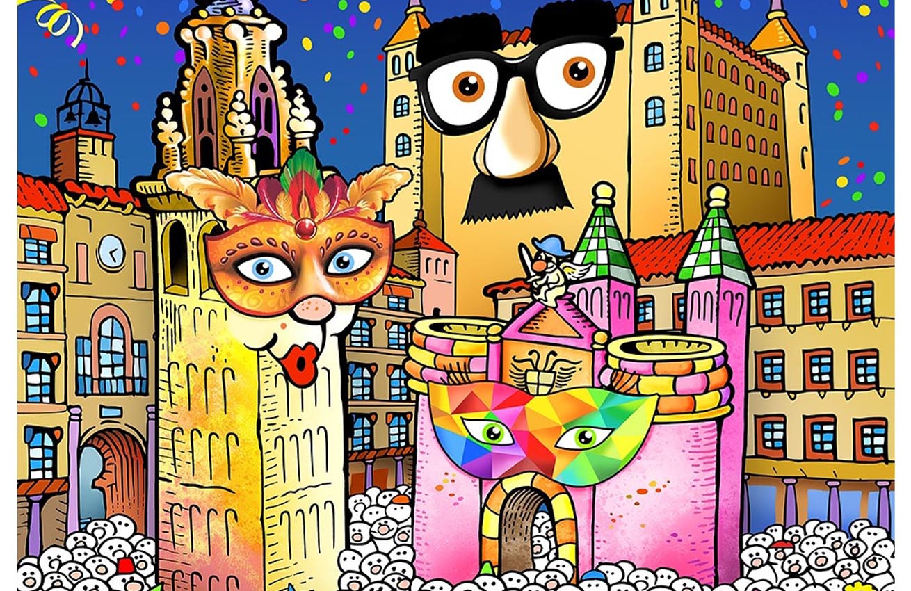 Toni Reollo ilustra el Carnaval de Toledo.