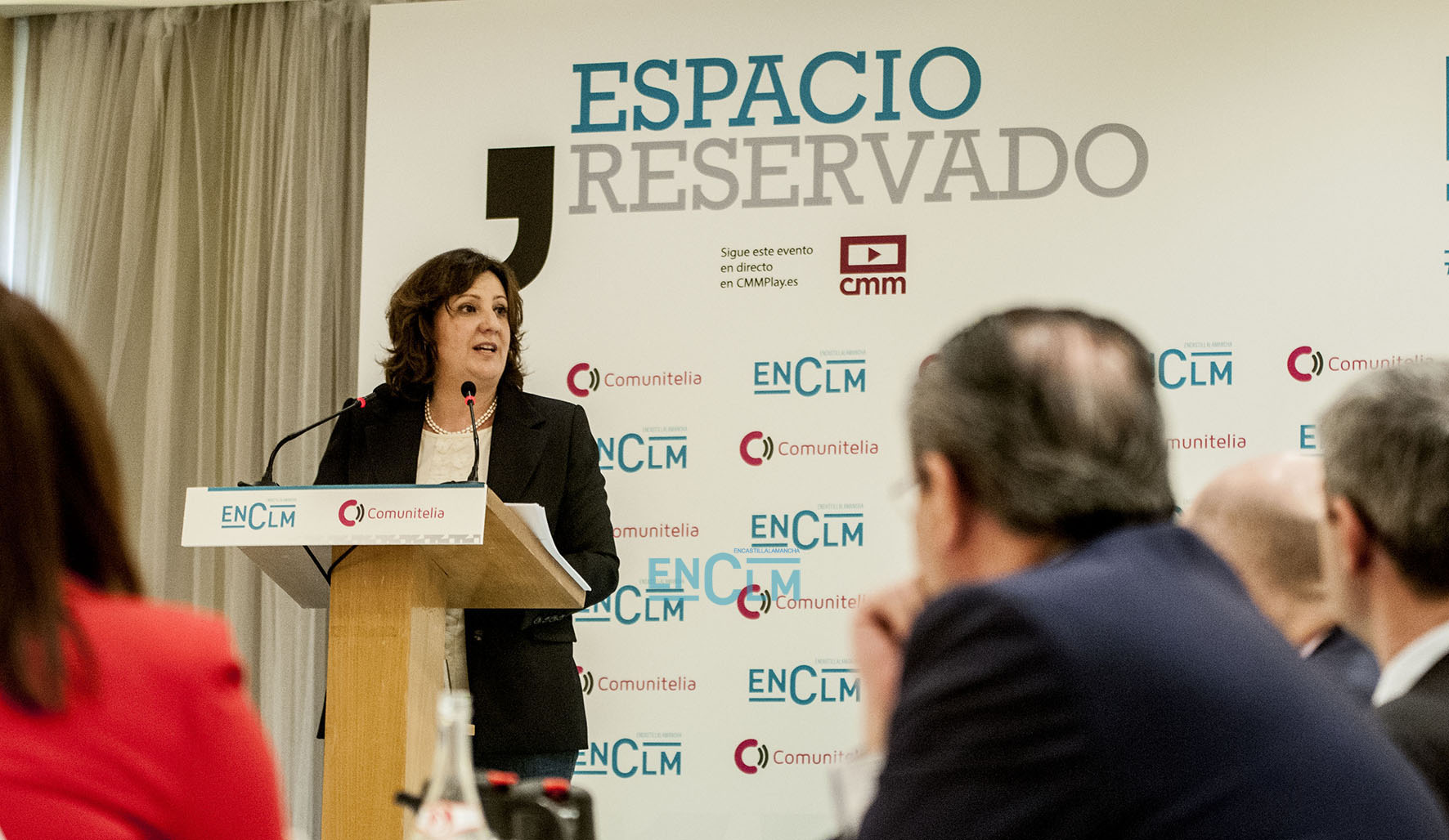 La consejera de Economía, Empresas y Empleo de CLM, Patricia Franco, en "Espacio Reservado.