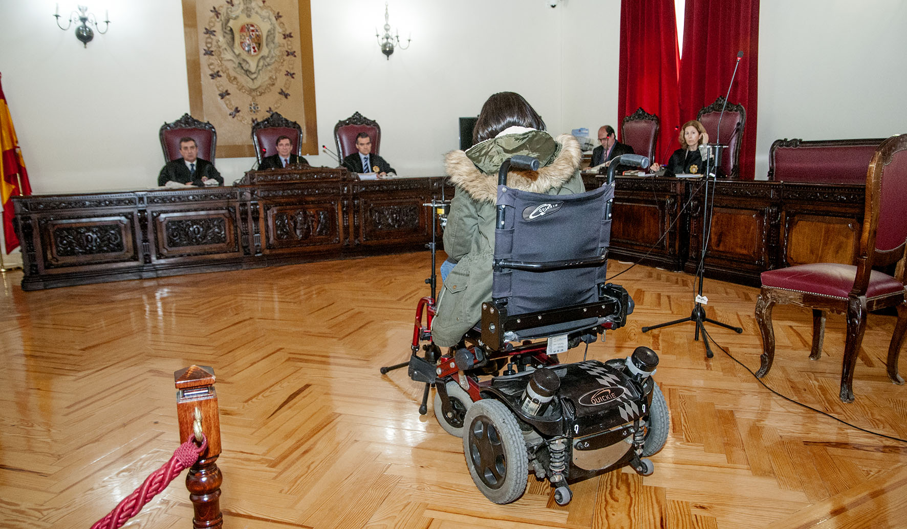 Imagen del juicio en la Audiencia de Toledo.