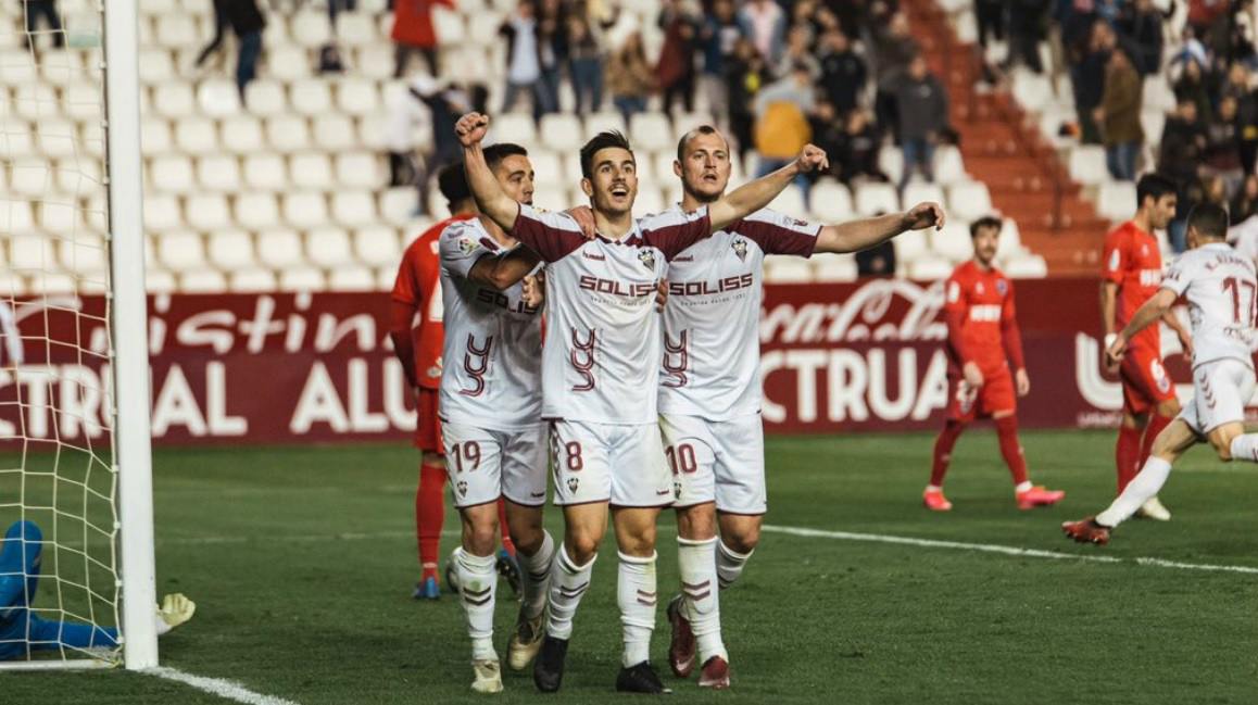 Imagen del encuentro entre el Albacete y el Numancia.