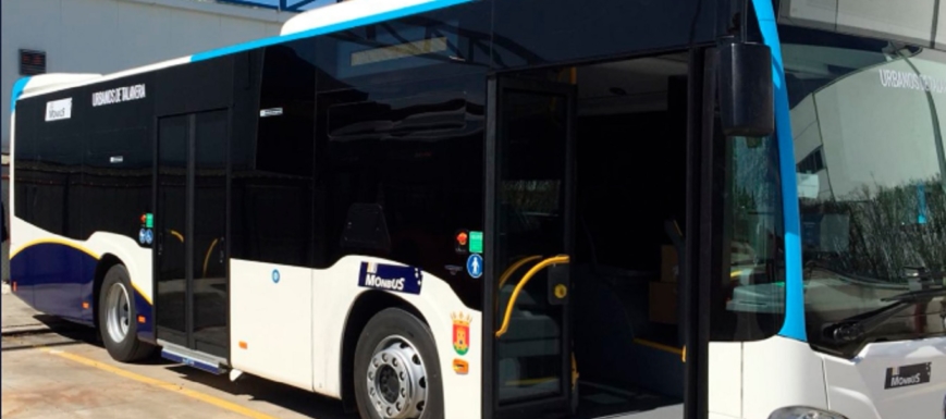 Uno de los autobuses urbanos de Talavera.