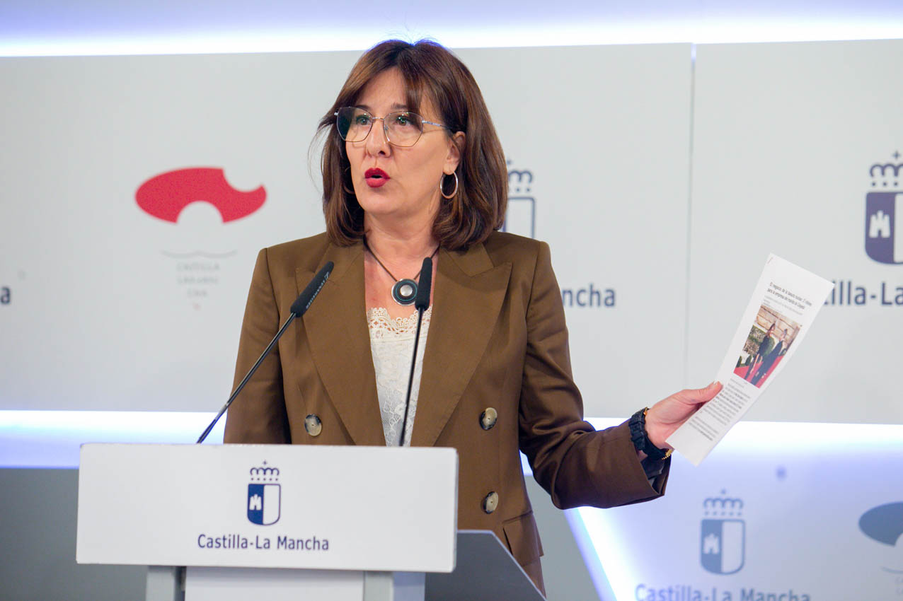 La portavoz del Gobierno y consejera de Igualdad de CLM, Blanca Fernández.