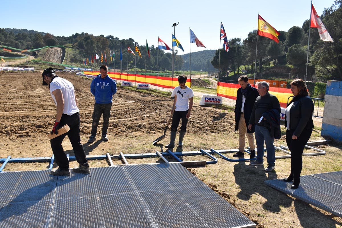 Tita García, visitando el Circuito del Cerro Negro