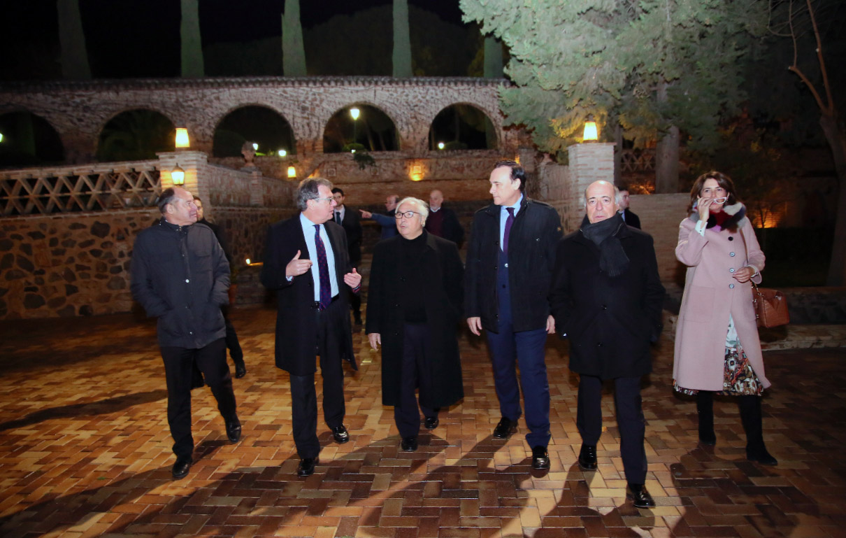 Manuel Castells, ministro de Universidades, estuvo anoche en Toledo en un encuentro con los rectores.
