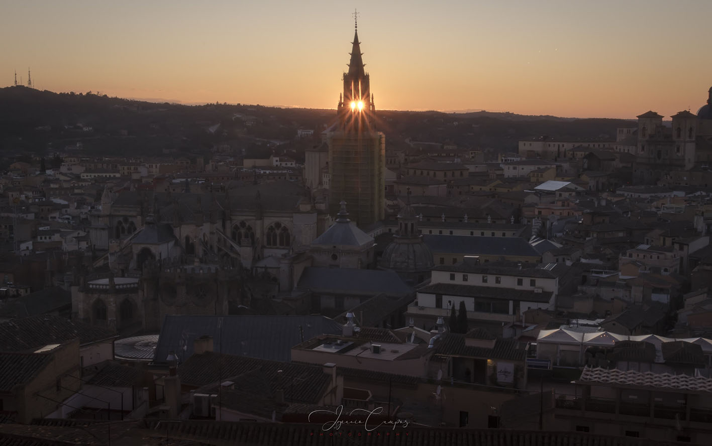 Los ojos de la Catedral de Toledo, imagen realizada el viernes 14 de febrero.