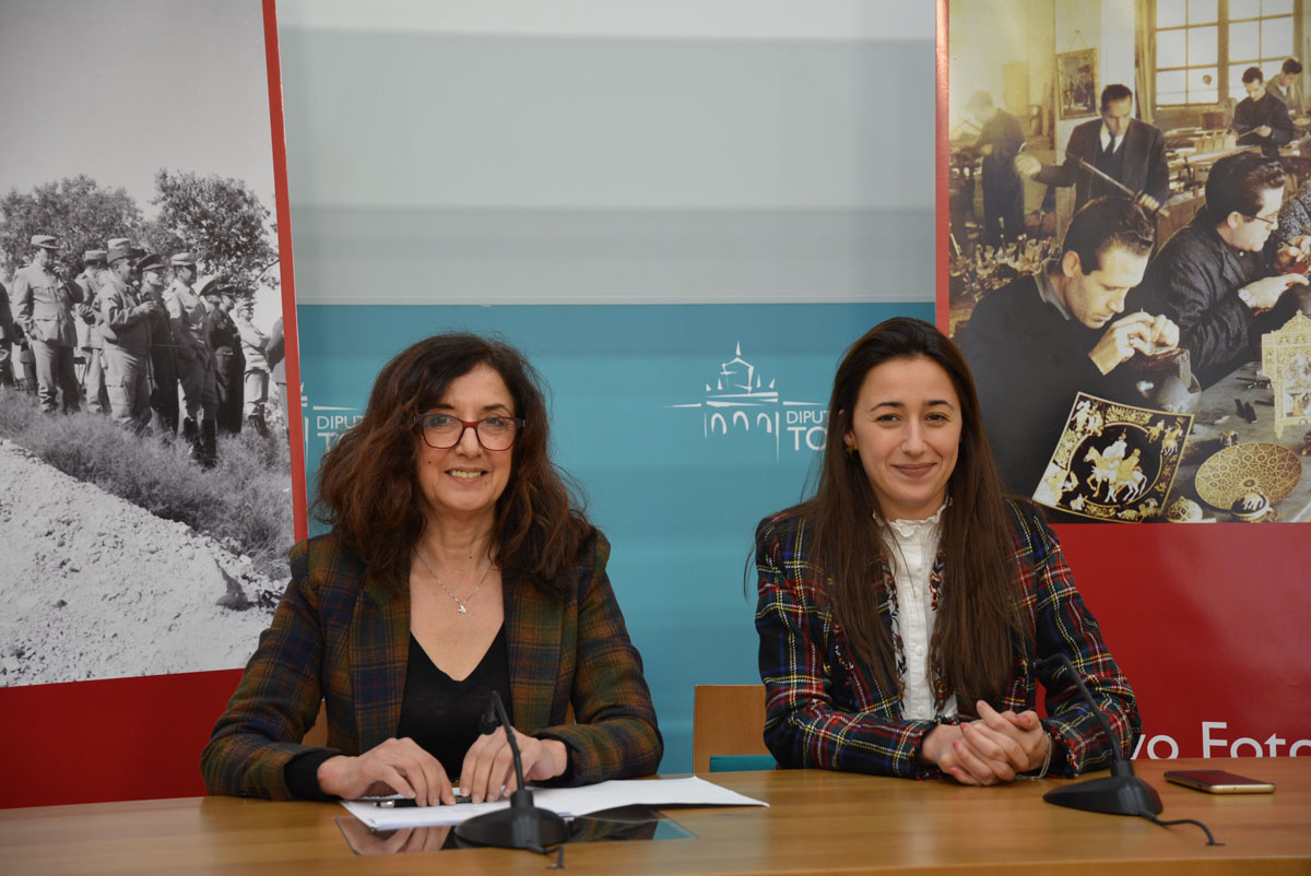 Rueda de prensa ofrecida por Ana Gómez y Alicia Martín.