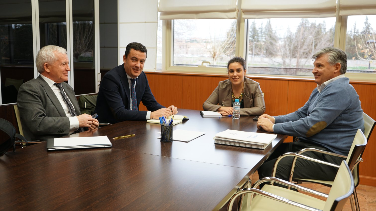 Reunión entre representantes de Fomento y de Liberbank.