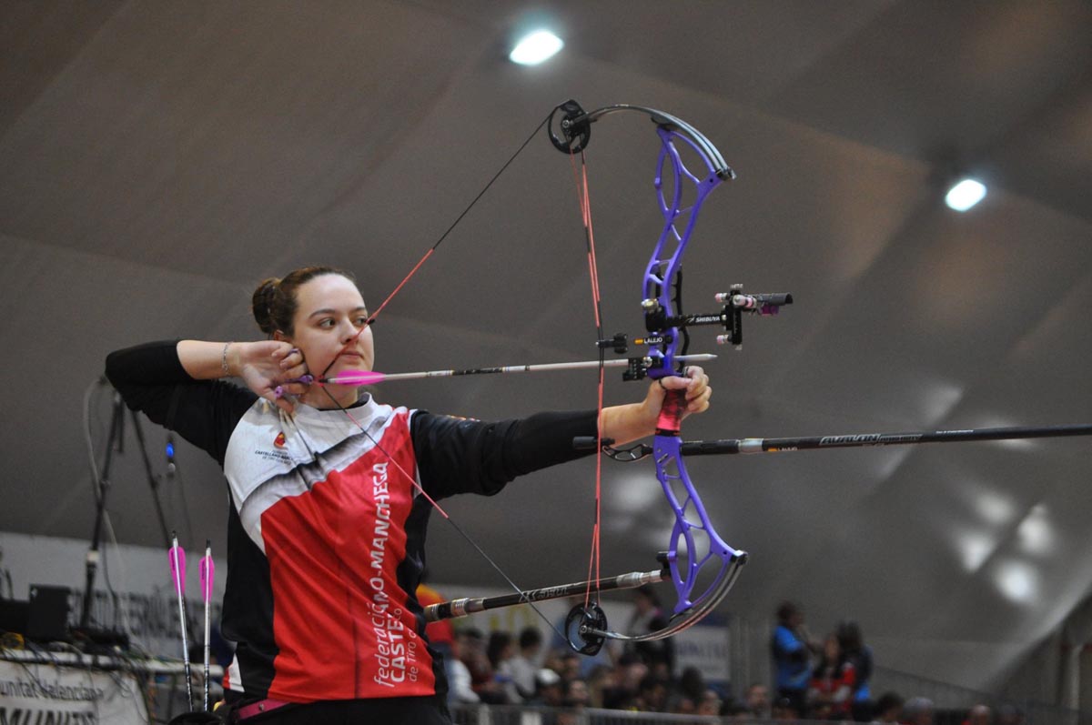 Lucía Alejo, flamante campeona de España de tiro con arco en sala