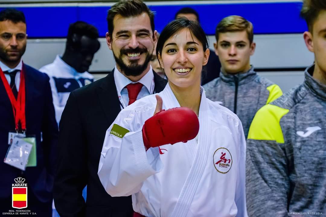 María Espinosa ya está en lo más alto del kárate español