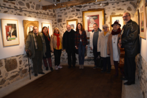 Inauguración de la exposición de Francisco Recuero en Melque.