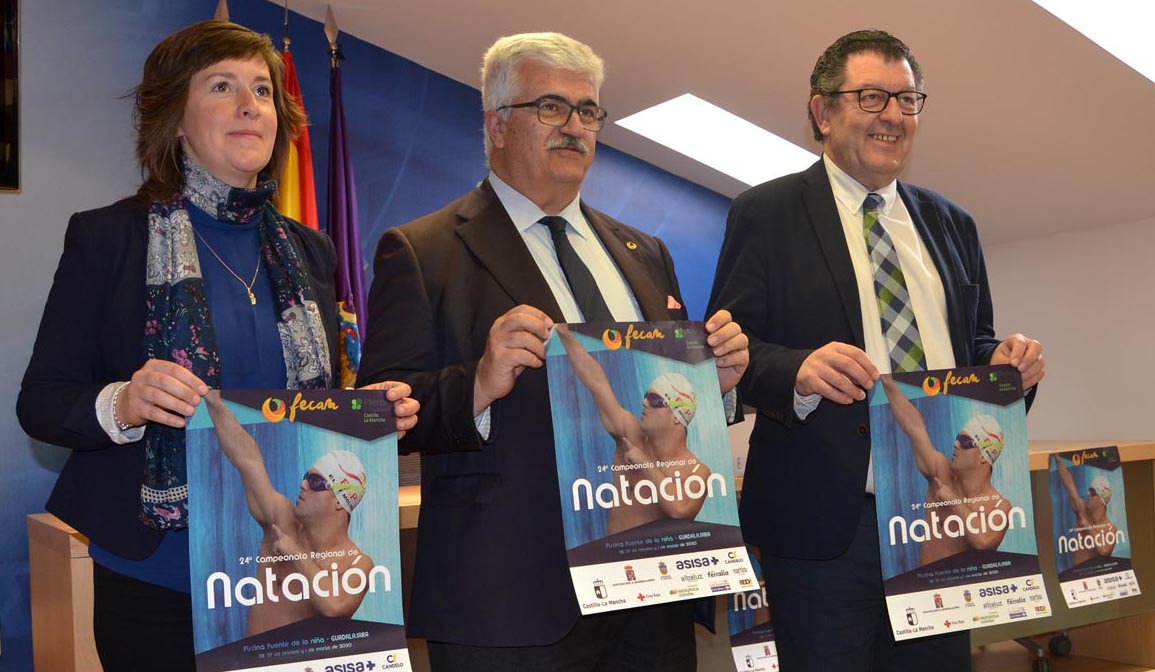 Presentación del Campeonato Regional de Natación de Fecam